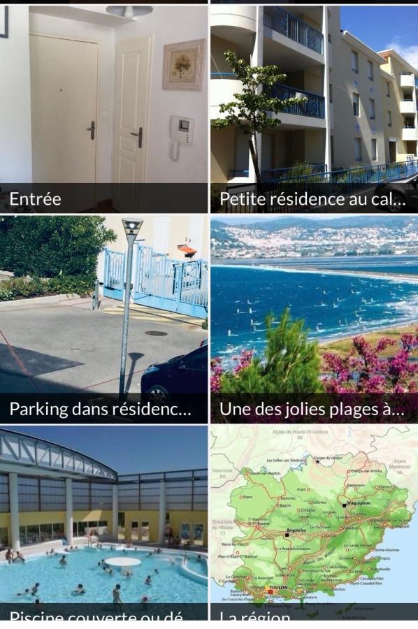 Joli Appartement Tout Confort Hyères Esterno foto